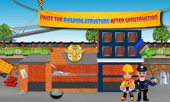 Baue eine Polizeistation Spiel Screenshot 1