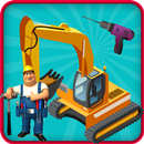 Construction Crane Build Game APK
