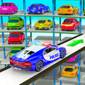 Multi Level Police Car Parking Car Driving Sim