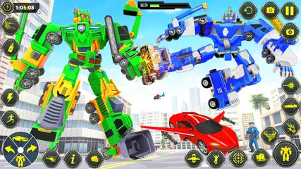 Muscle Car Robot Car Game XAPK Herunterladen
