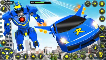 Muscle Car Robot Car Game XAPK Herunterladen