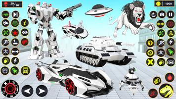 Muscle Car Robot Car Game ảnh chụp màn hình 1