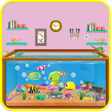 lavage d'aquarium de poissons