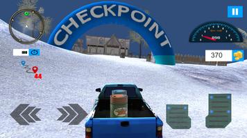 Snow Truck Driving Simulator capture d'écran 2