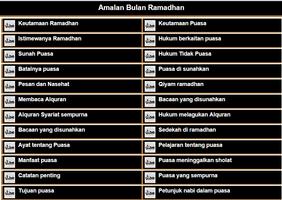 Amalan Yang baik untuk diamalkan Dibulan Ramadhan! captura de pantalla 2