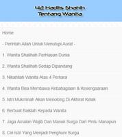 Hadits Shahih Khusus Wanita (Akhwat) muslimah 2019 screenshot 1