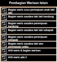 2 Schermata Pembagian Warisan Islam