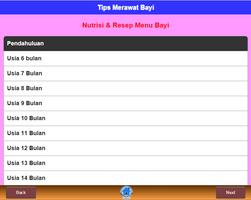 Tips Merawat Bayi تصوير الشاشة 2