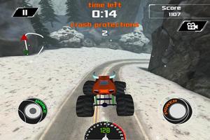 3D Monster Truck Snow Racing capture d'écran 1