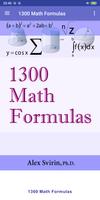 1300 Math Formulas-poster