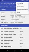 Simple OpenGL-ES Info اسکرین شاٹ 2