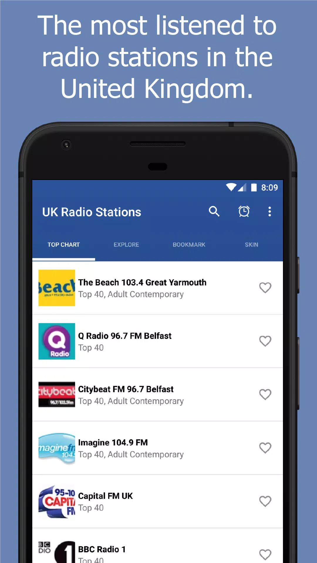 UK Radio Stations - Internet Radio, Free Radio APK للاندرويد تنزيل