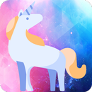 Kawaii Unicorn Wallpaper - Girl & Pony Background APK