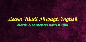 Learn Hindi through English