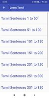 Learn Tamil capture d'écran 3