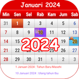 Kalender Indonesia ikona