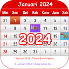 Kalender Indonesia أيقونة