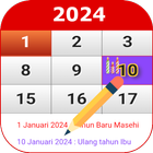 Kalender Indonesia simgesi