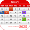 Cambodia Calendar 2025