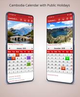 Cambodia Calendar plakat