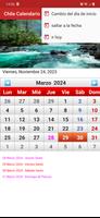 Chile Calendario اسکرین شاٹ 2