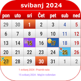 Croatia Calendar 2024 icon