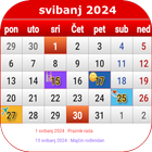 Hrvatska Kalendar Zeichen