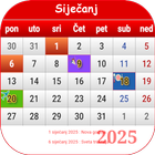 Hrvatska Kalendar ikona