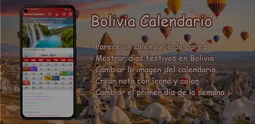Bolivia Calendario 2024