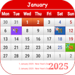 Botswana Calendar 2025