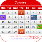 Bhutan Calendar ikona