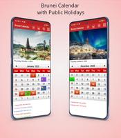 Brunei Calendar Plakat