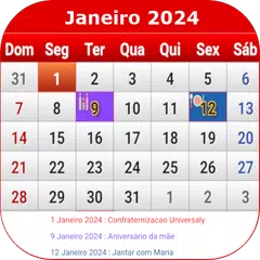 Brasil Calendário 2024 APK Herunterladen