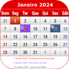 Brasil Calendário 아이콘