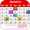 Brasil Calendário 2025 icon