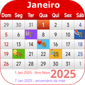 Brasil Calendário 2025