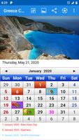 Greece Calendar 海報