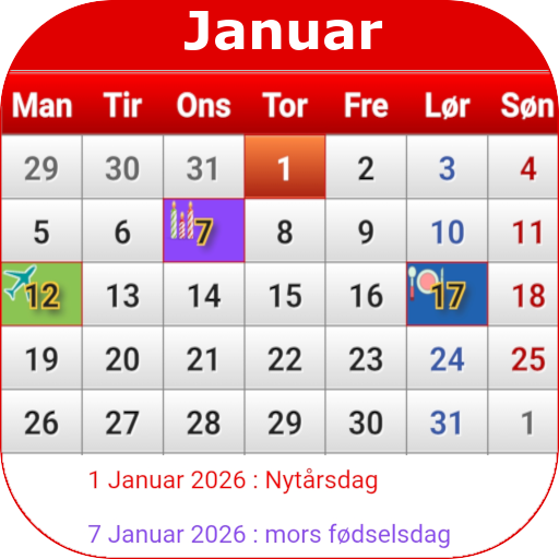 Dansk Kalender 2026