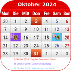 Deutsch Kalender آئیکن