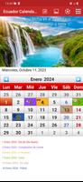 Ecuador Calendario Affiche
