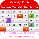 APK Egypt Calendar 2026