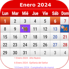 España Calendario biểu tượng