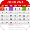 Français Calendrier 2024