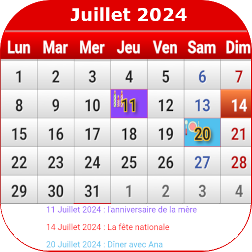 Français Calendrier 2023