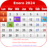 Colombia Calendario 2024