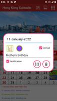 Hong Kong Calendar capture d'écran 1