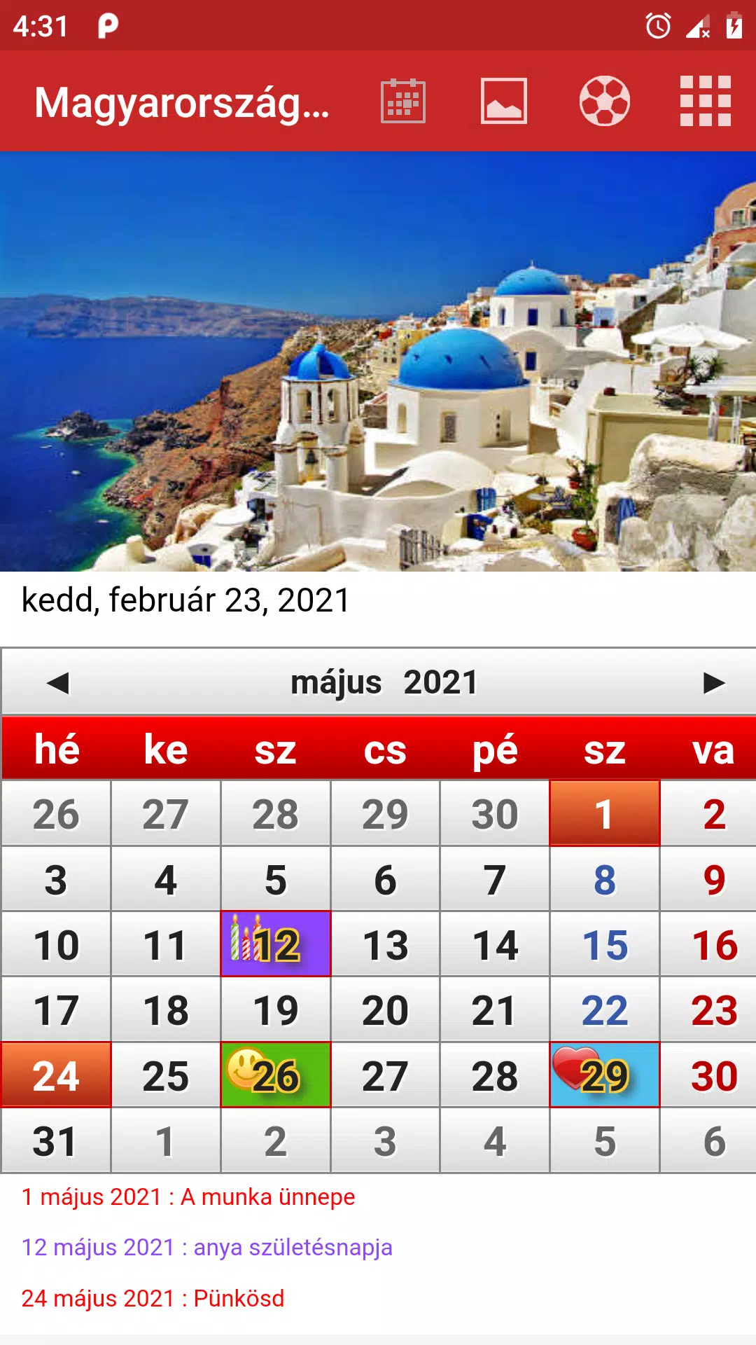 Magyarország naptár APK for Android Download