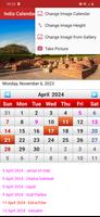 India Calendar capture d'écran 2
