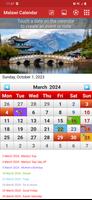 Malawi Calendar Affiche