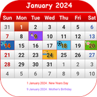 South African Calendar آئیکن